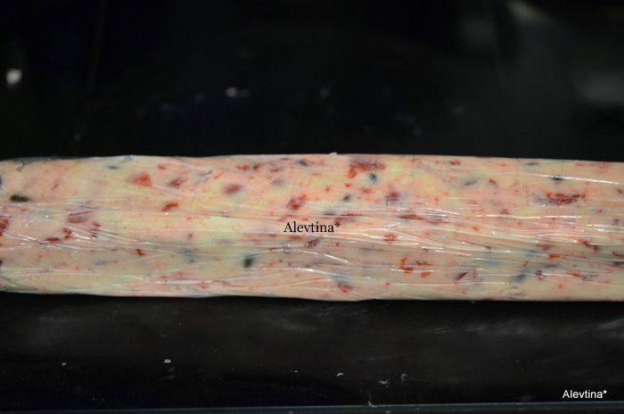 Печенье с шоколадными каплями и вишней мараскино