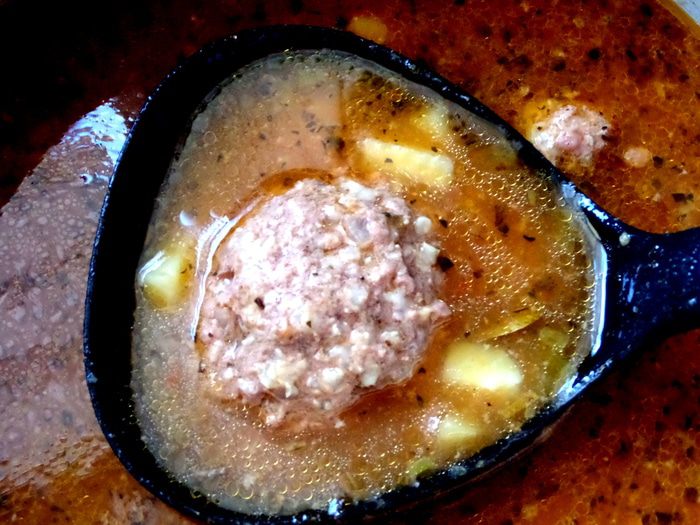 Армянский суп Кололак