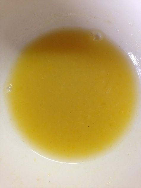 Салат с креветками, свеклой и апельсином