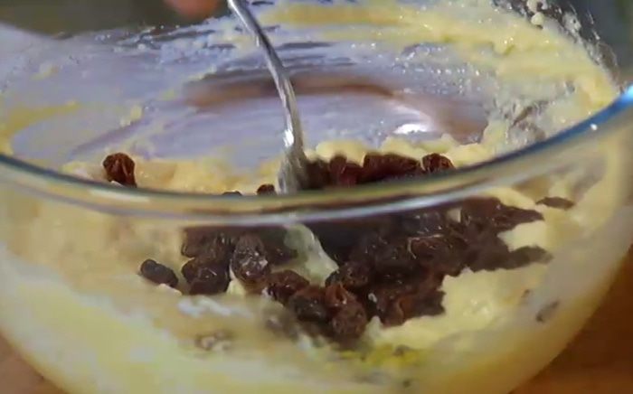 Сырники с рисом и изюмом 