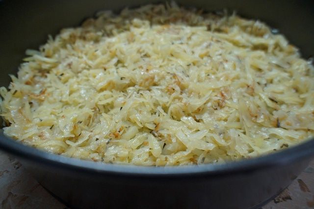 Картофельная пицца с грибами и маслинами