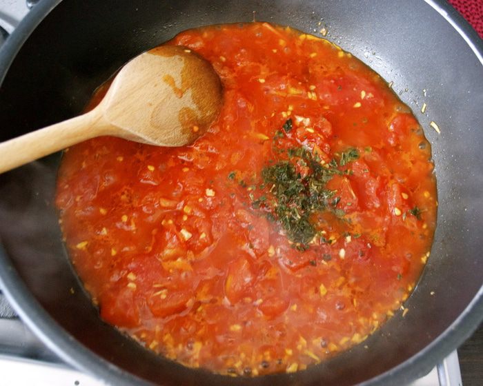 Феттучине с цукини и песто из вяленых томатов