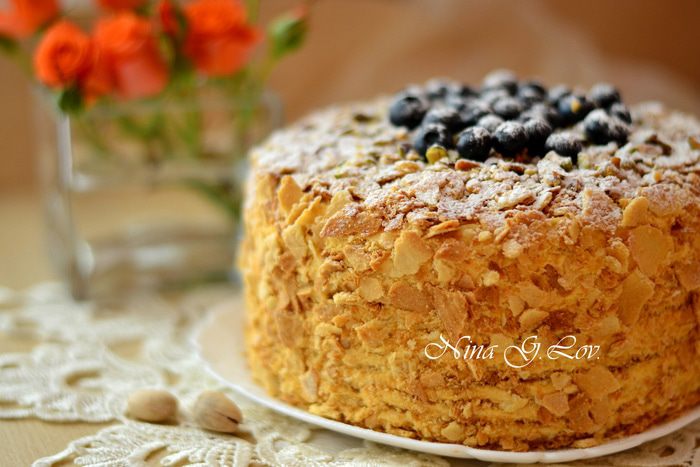 Торт Наполеон &amp;quot;Абрикосовый&amp;quot;