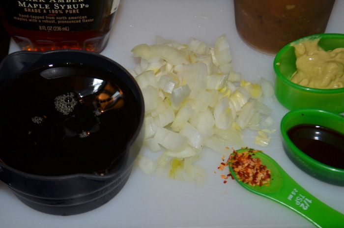 Куриные  крылышки глазированные кленовым  сиропом