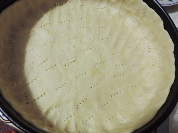 Открытый пирог с творогом и зеленью &amp;quot;Витаминный&amp;quot;