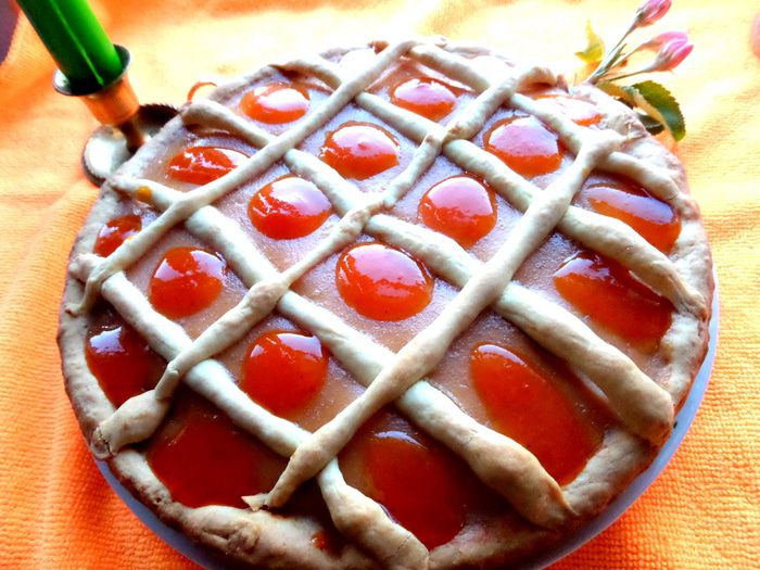 Банановый пирог на песочной основе