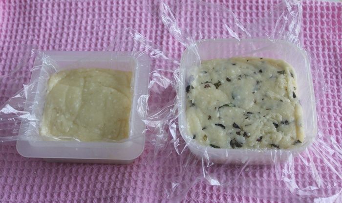 Домашний сыр с базиликом