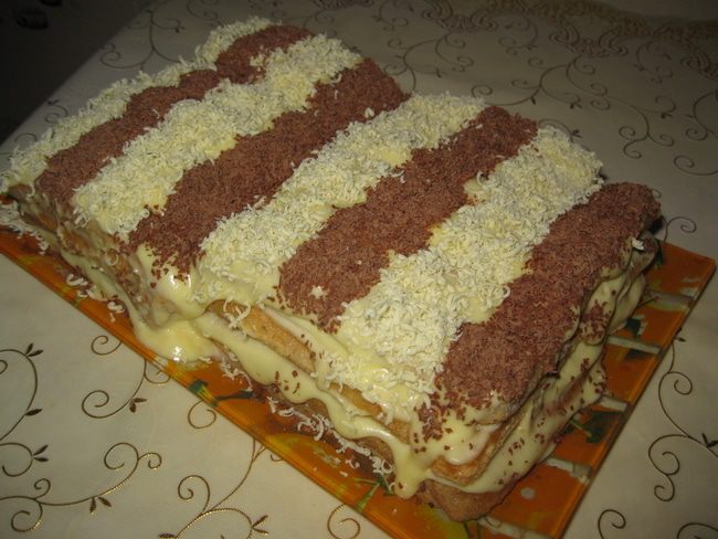 Тирамису-торт &amp;quot;Черно-белая зима&amp;quot;