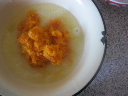 Кекс с тыквой и шоколадом