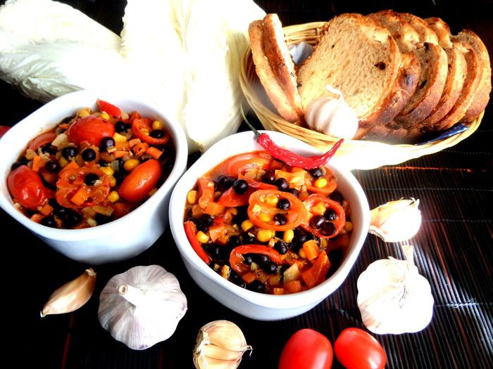 Вегетарианский чили Chili Con Carnе (латышская версия)