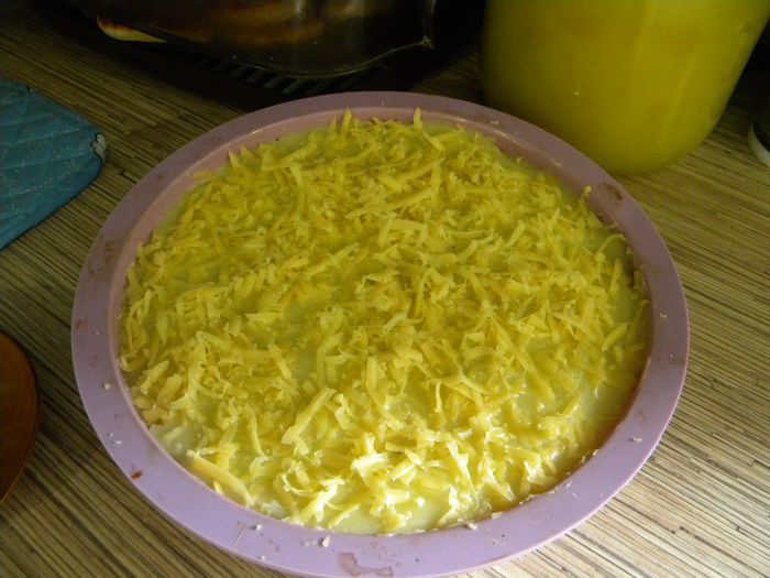 Запеканка Пармантье с курицей