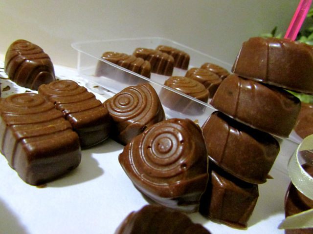 Шоколадно-желейные конфетки