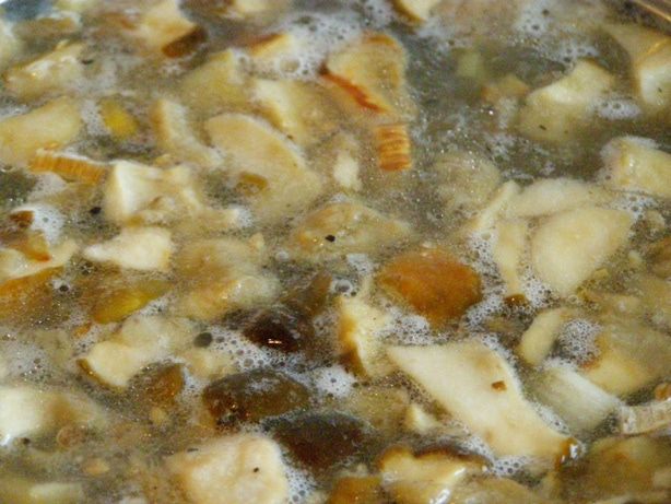 Суп-пюре с белыми грибами