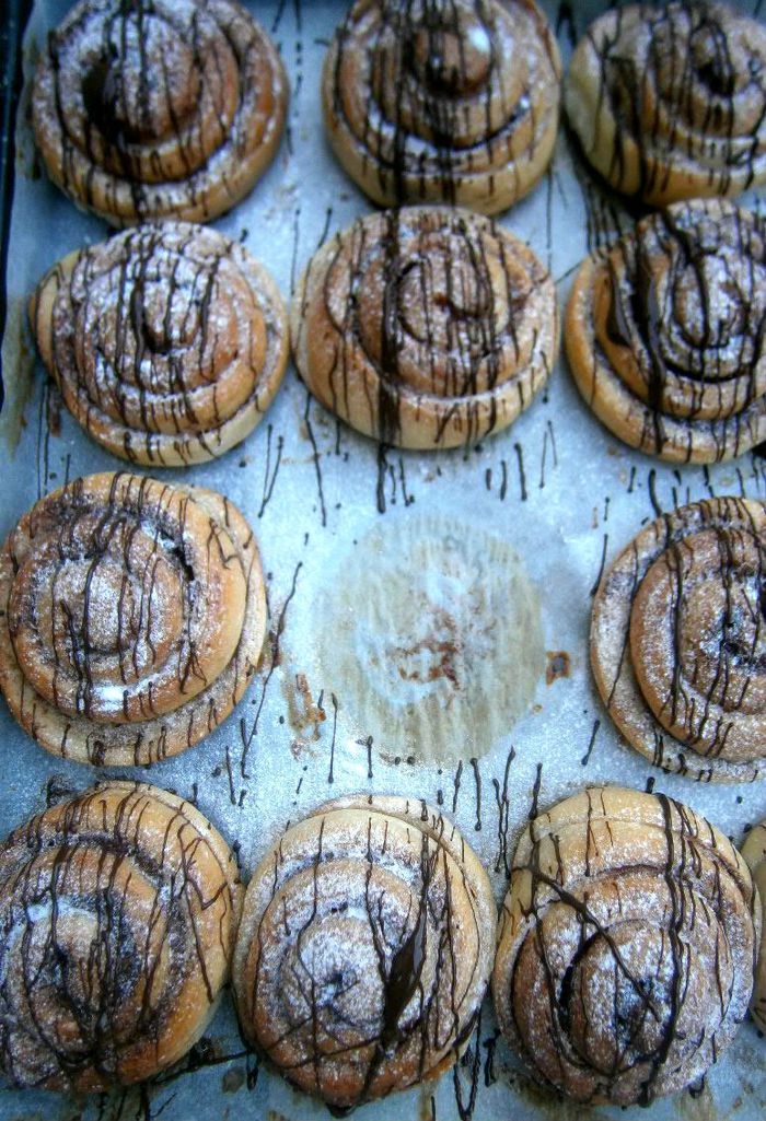 Ароматные булочки с корицей