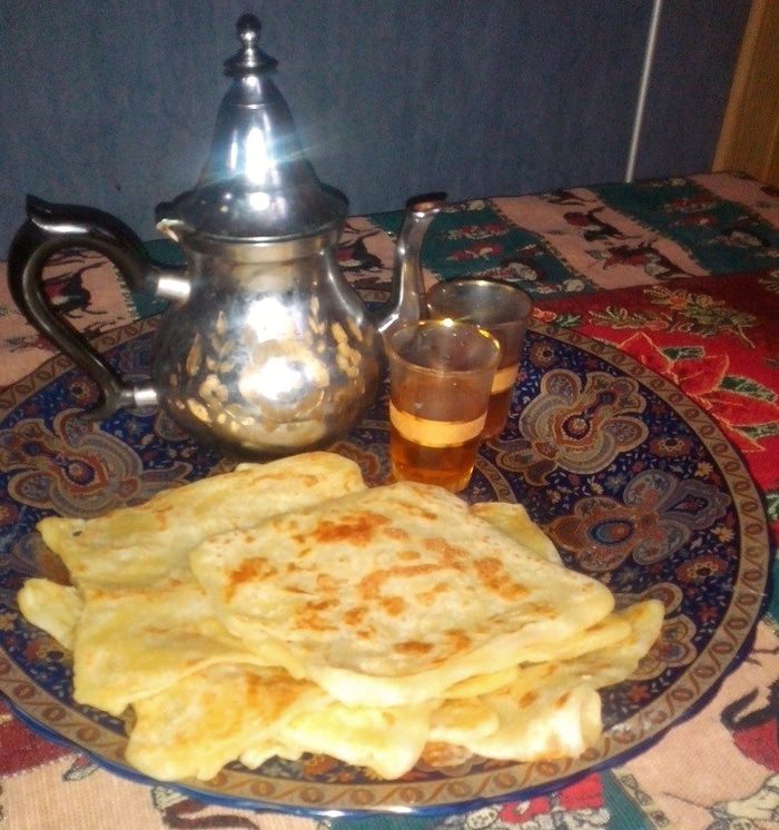 Марокканский слоеный блин (&amp;quot;Msemen&amp;quot;)