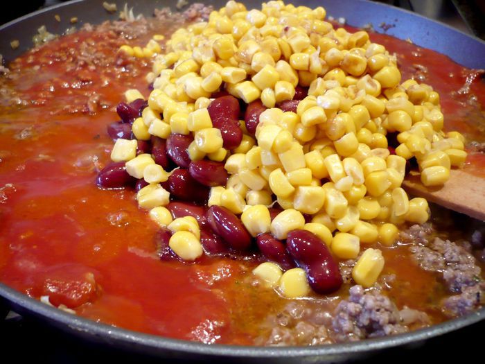 Мясная запеканка с домашними тортильями «Мексиканское счастье»