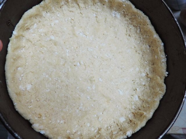 Творожный пирог с брокколи и сырной начинкой