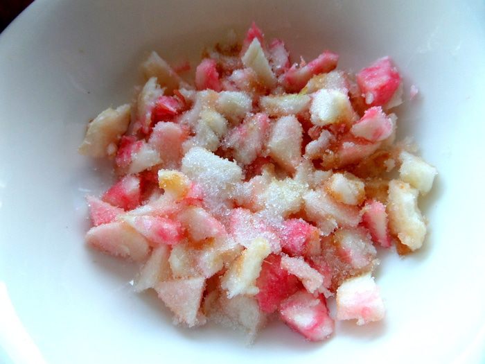 Кексы с яблоками за 3 минуты