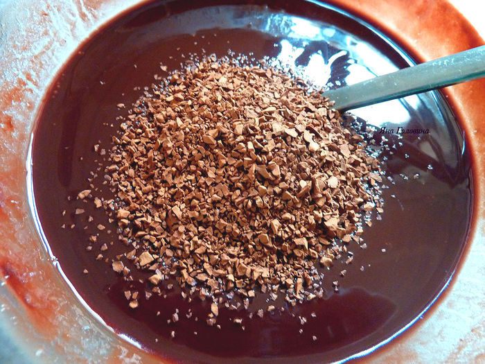 Шоколадно-кофейный торт 