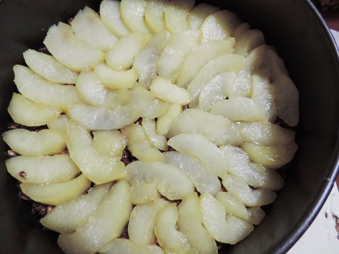 Грушевый торт без выпечки