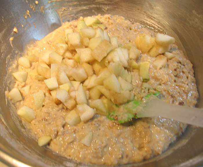 Овсяные кексы с грушей