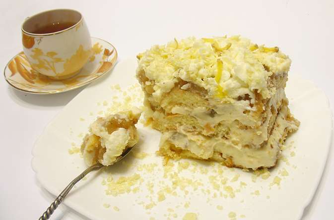 Тирамису &amp;quot;Пряная груша&amp;quot; (без яиц)