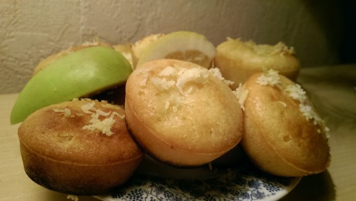 Лимонные кексики с сюрпризом