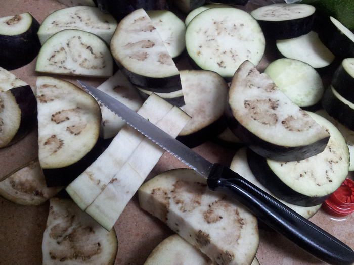 Баклажаны в томатном маринаде