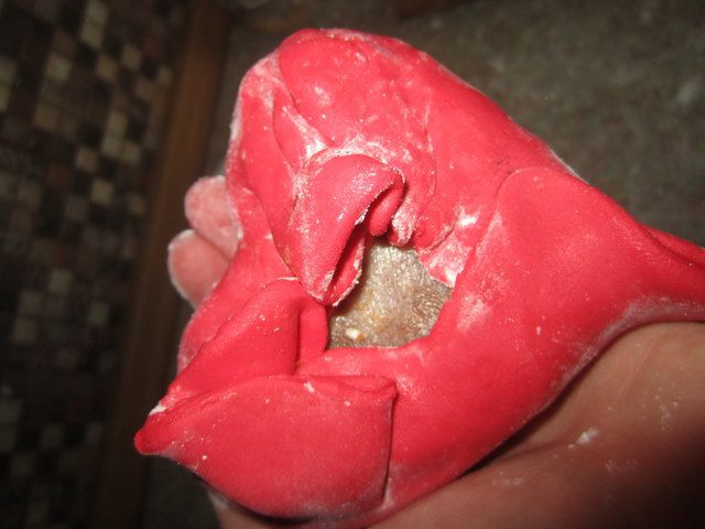 Серце из мастики  МК.