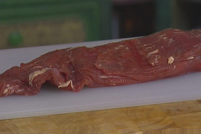 Ростбиф с горчичным соусом  