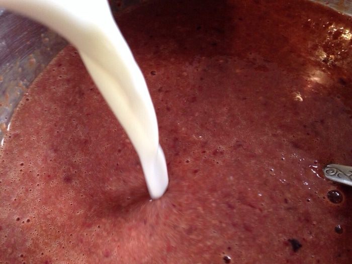 Торт из печеночных блинов &amp;quot;Весна шагает по планете&amp;quot;