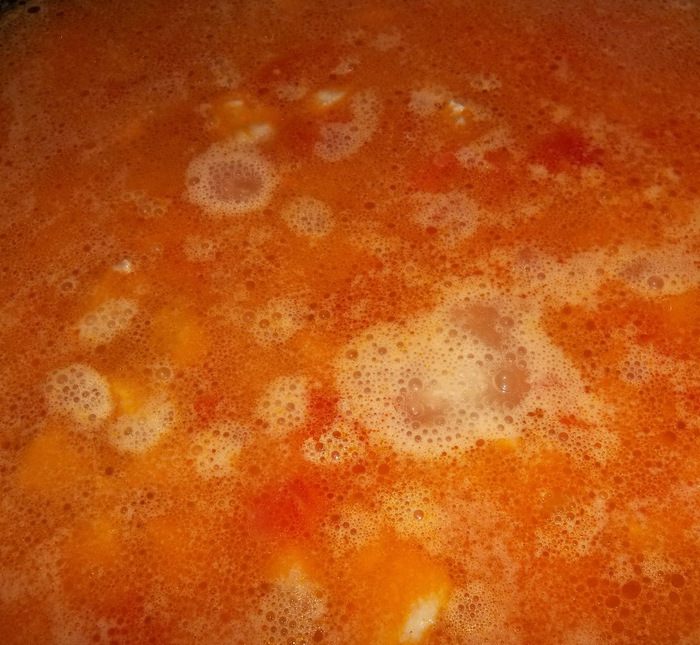 Ризотто с курицей и овощами