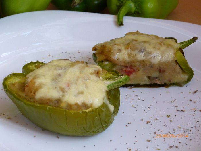 Фаршированные перцы (без мяса)