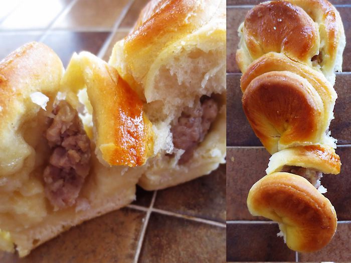 Мясной пирог &amp;quot;Хризантема&amp;quot;