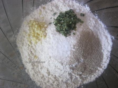 Лепешки &amp;quot;Наан&amp;quot; со специями и кинзой