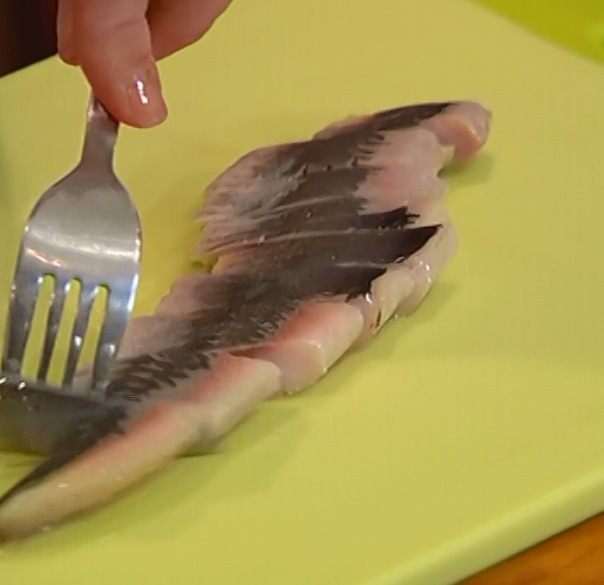 Салат из сельди и свеклы с апельсиновой заправкой 