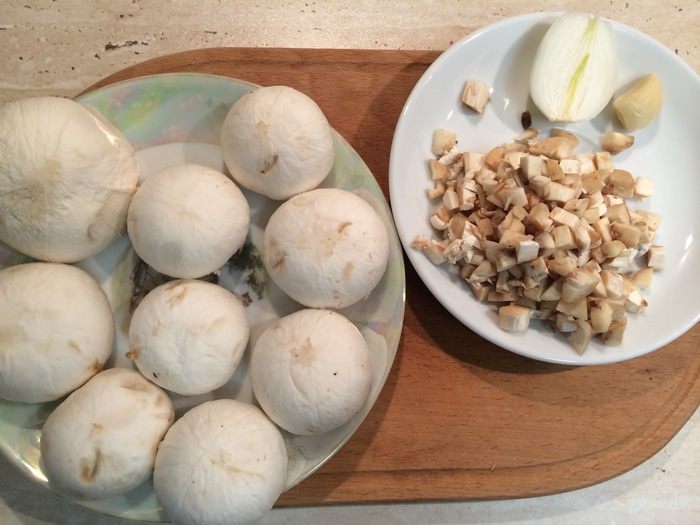 Запеченные шампиньоны по-итальянски