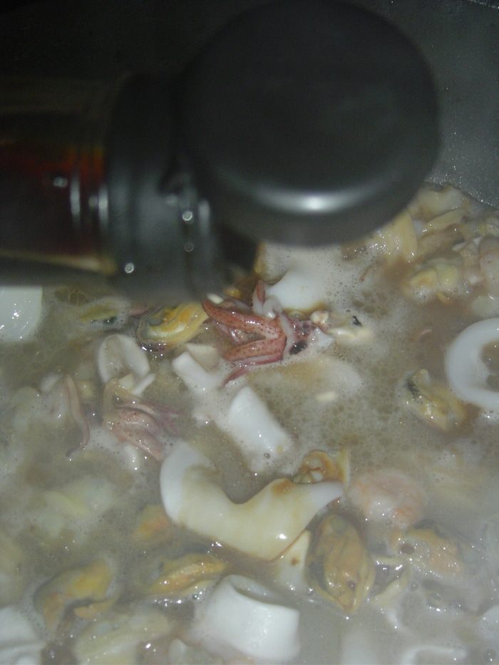 &amp;quot;Морской коктейль&amp;quot; с рисовой вермишелью