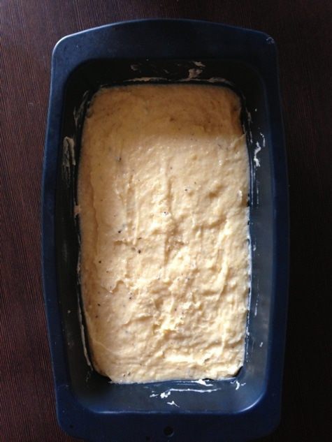 Закуска из поленты с козьим сыром и ароматными травами