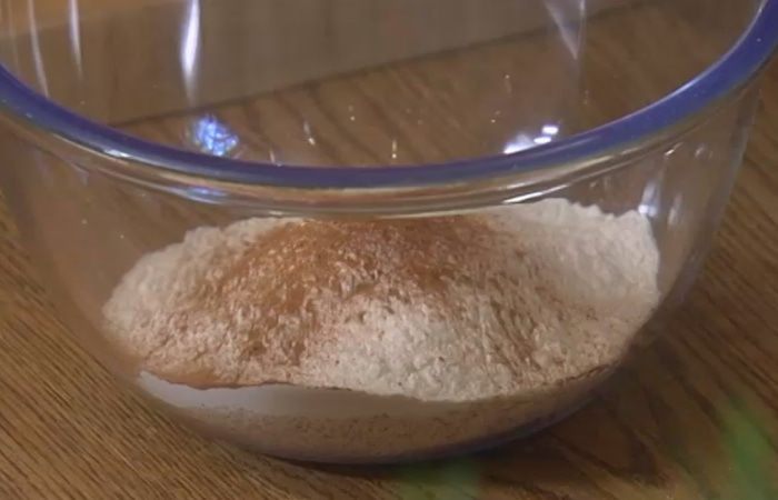 Песочные квадратики с ежевикой 