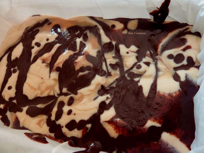 Семифредо шоколадно-арахисовое