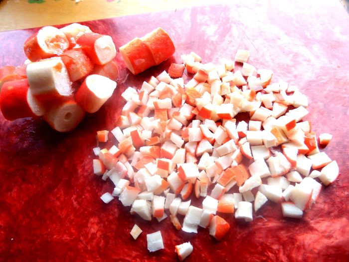 Бутерброды с крабовой начинкой