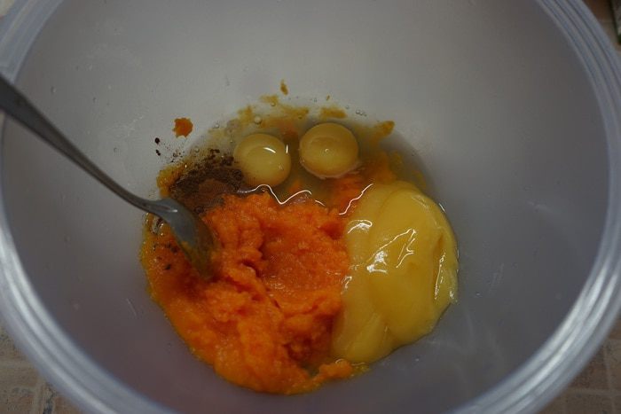 Тыквенный тарт с апельсином на ореховом тесте