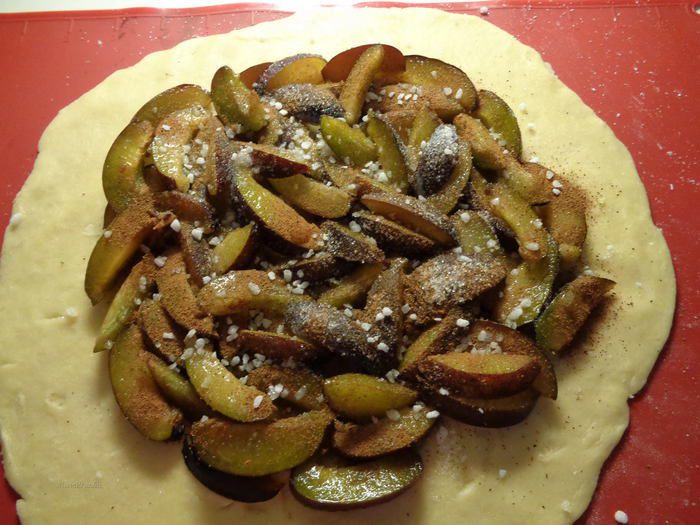 Дачная сливовая галета