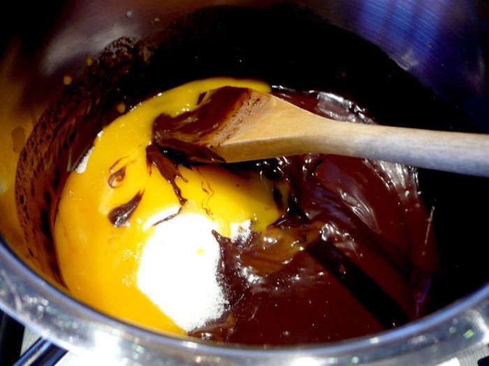 Шоколадно-арахисовый тарт для Ириши burra.salvia «Поле чудес»