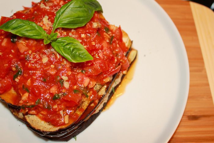 Баклажанный закусочный торт