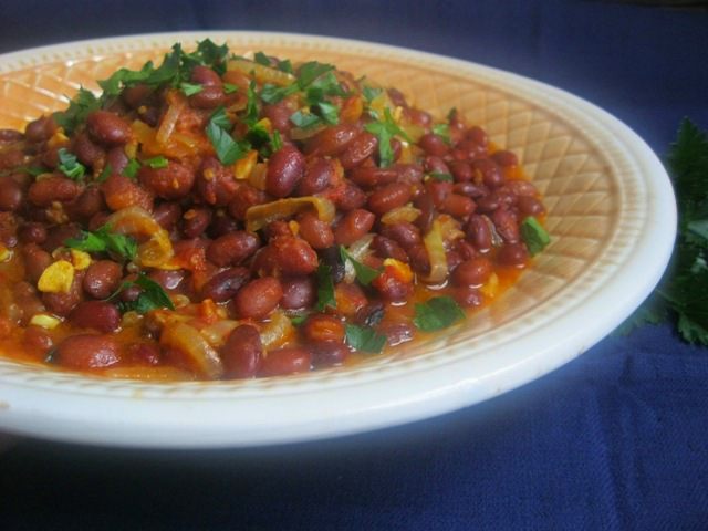 Карри с красной фасолью