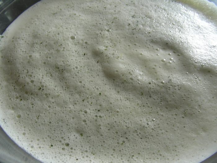 Легкий мятно-лимонный мусс-желе