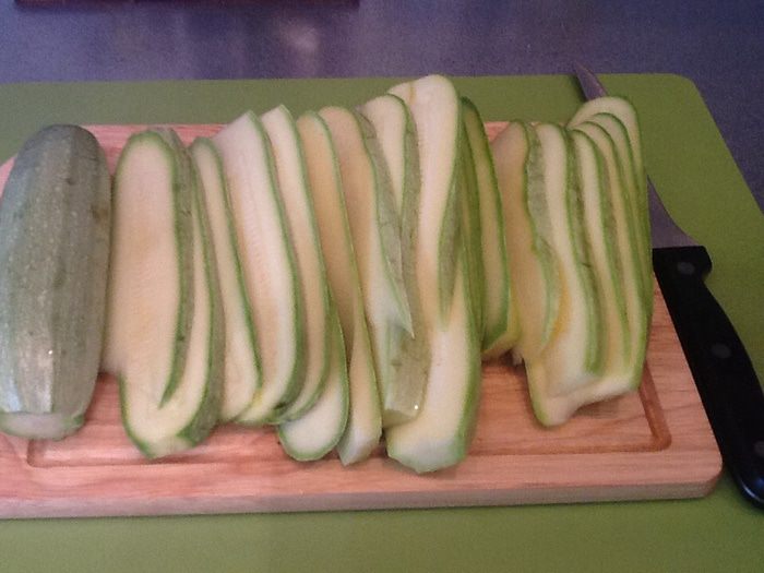 Террин из кабачков и козьего сыра