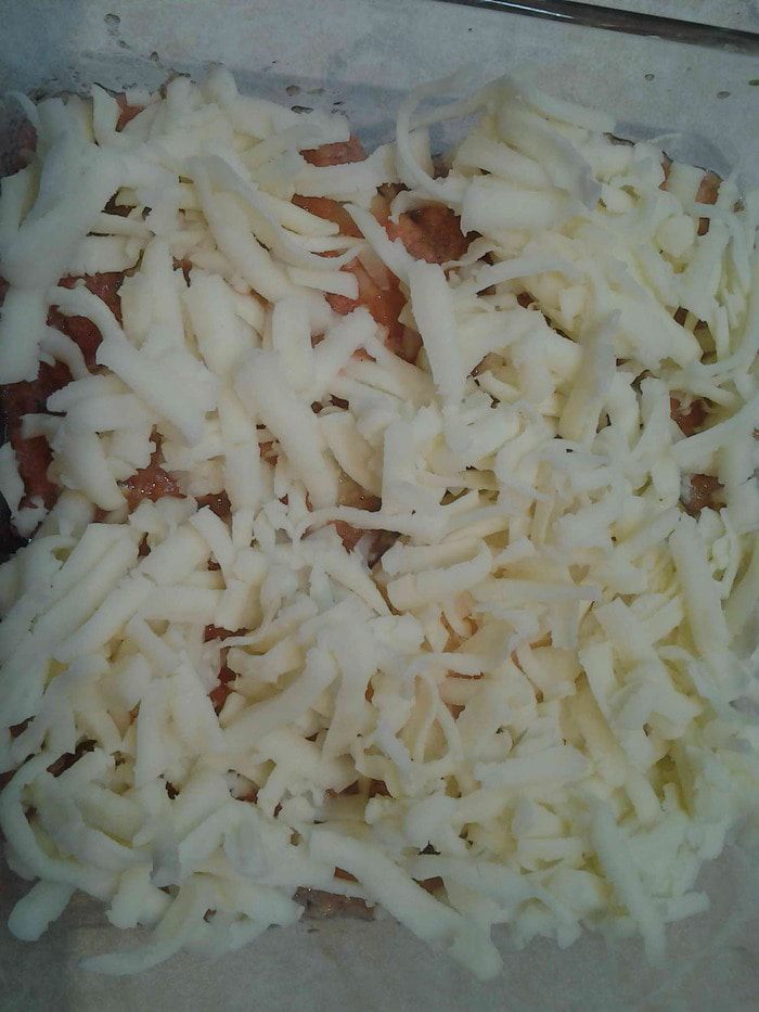 Овощная мусака с сыром сулугуни